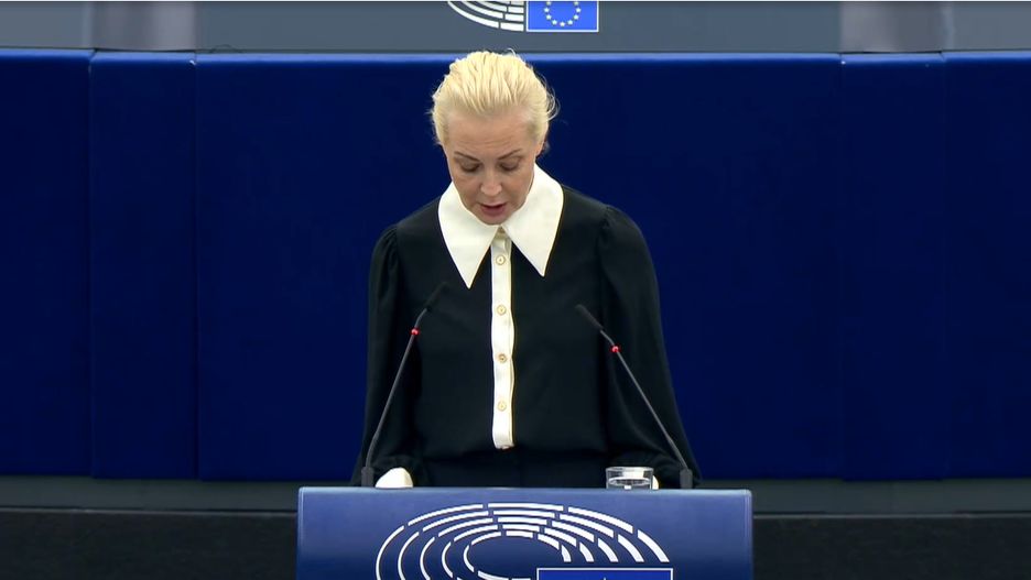 Julia Nawalna w PE. "Dziś nie spaceruję po Strasburgu"