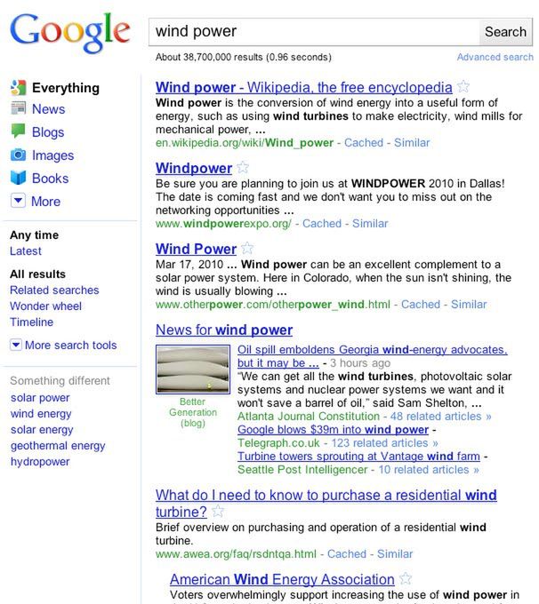 Google zmienia wygląd wyszukiwarki. Inspiracją Bing Microsoftu? 2