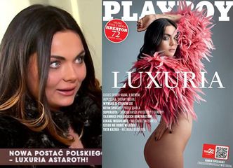 Naga Luxuria na okładce "Playboya"... (ZDJĘCIA)