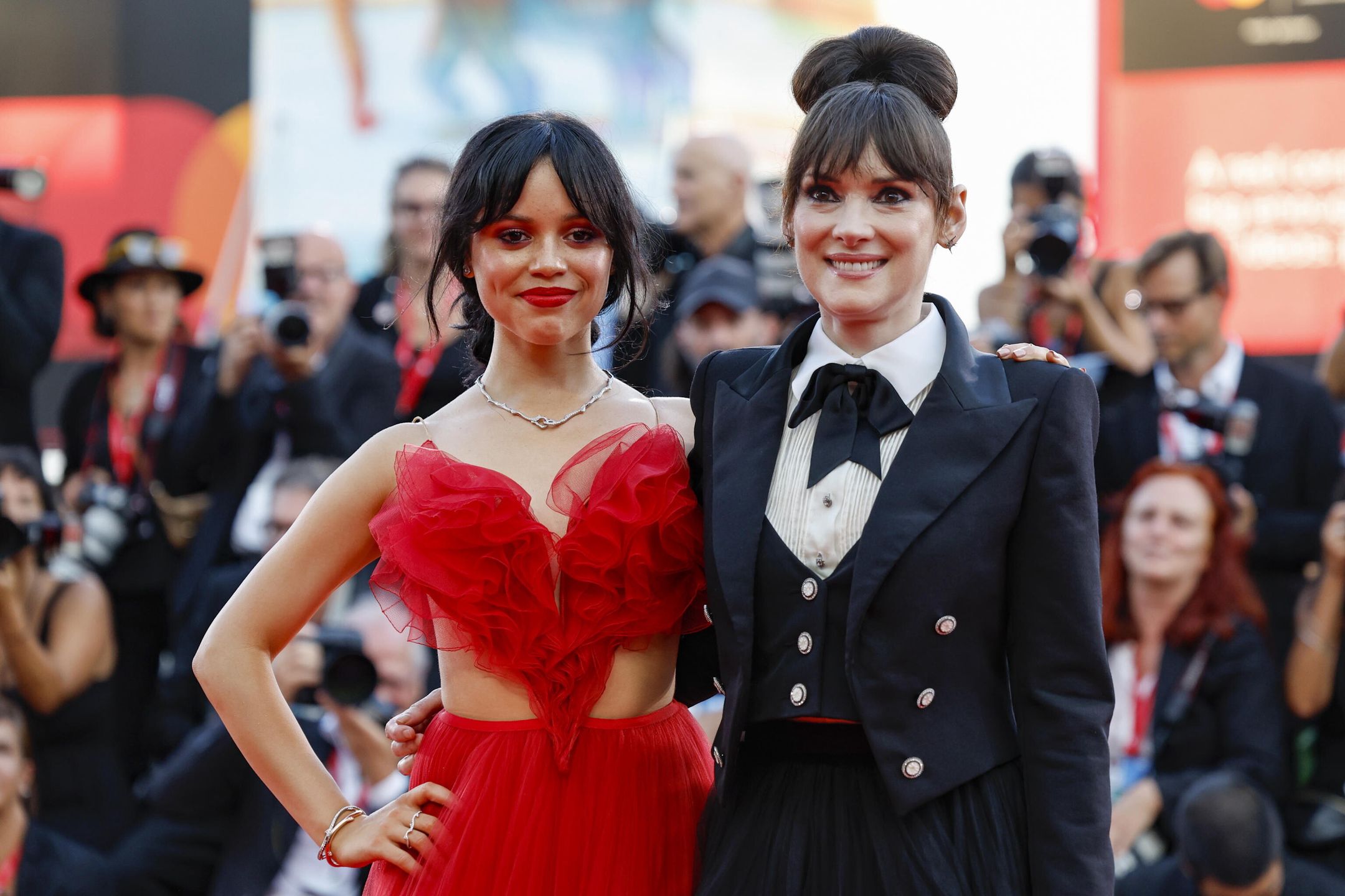 Winona Ryder i Jenna Ortega na premierze "Beetlejuice Beetlejuice"