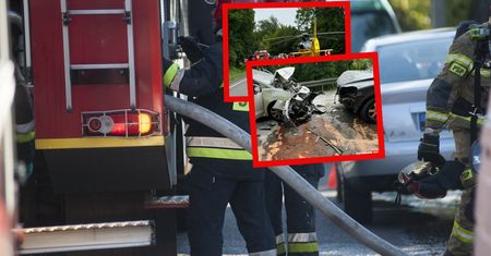 Tragedia na drodze, blokada dk 75. Wzrosła liczba rannych, jedna ofiara