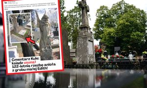 Rzeźba zniknęła z grobu dziecka. "Ksiądz likwiduje zabytki". Co na to kuria?