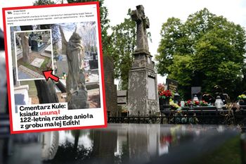 Rzeźba zniknęła z grobu dziecka. "Ksiądz likwiduje zabytki". Co na to kuria?