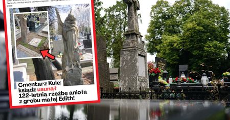 Rzeźba zniknęła z grobu dziecka. "Ksiądz likwiduje zabytki". Co na to kuria?