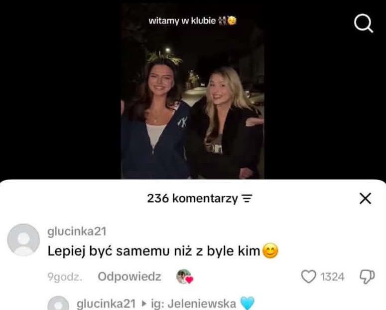 Maria Jeleniewska wbiła szpilę Kubie Nowosińskiemu