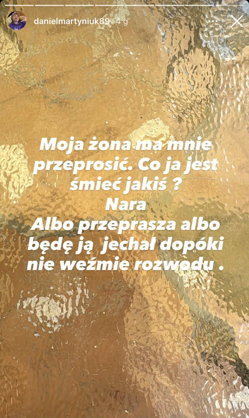 Daniel Martyniuk, seria dziwnych wiadomości