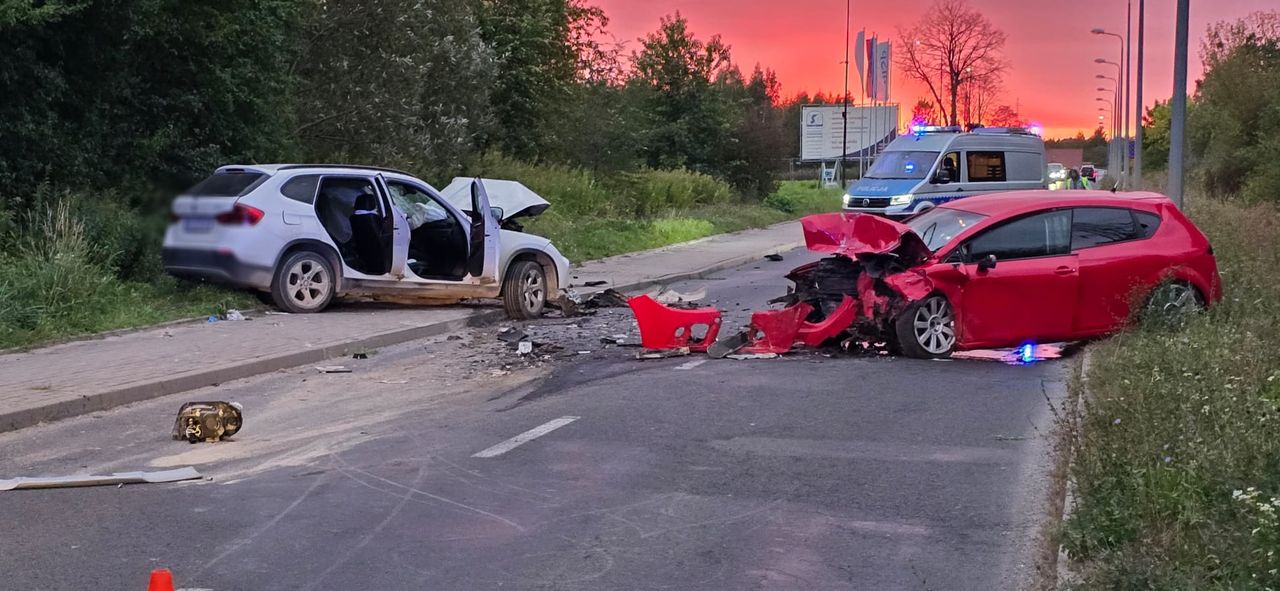 Wypadek na ulicy Długiej!