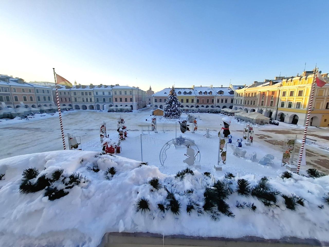 Zamość: Rekordowy mróz. Miasto zyskało meteorologiczną sławę