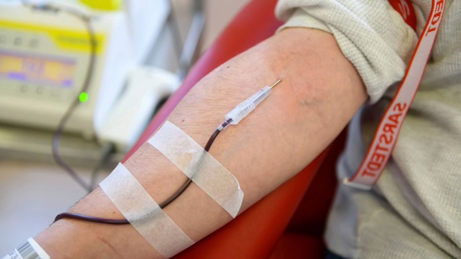 Warszawa. Górnicy oddają krew