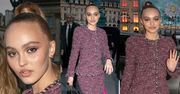 Kobieca Lily-Rose Depp pędzi na promocję zegarków Chanel