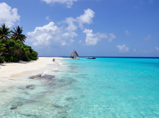 Plaże na Malediwach zachwycają