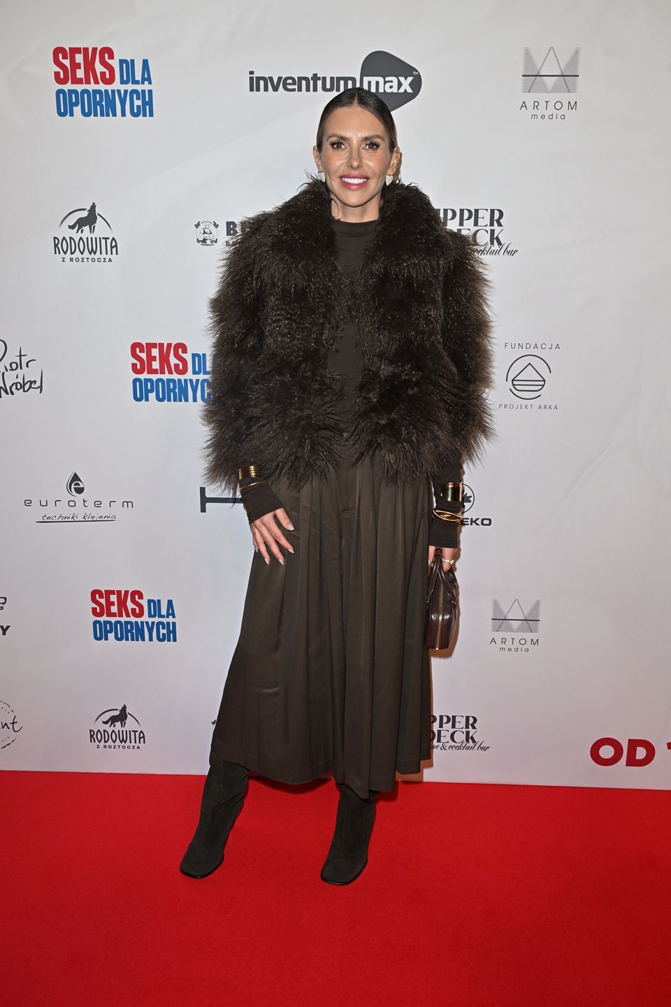 Monika Goździalska na premierze filmu "Seks dla opornych"