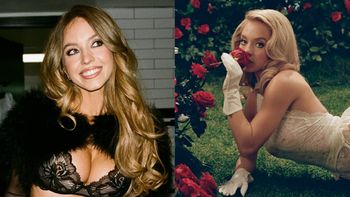 Uwodzicielska Sydney Sweeney pręży się w bieliźnie i pończochach. Petarda? (FOTO)