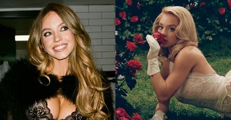 Uwodzicielska Sydney Sweeney pręży się w bieliźnie i pończochach. Petarda? (FOTO)