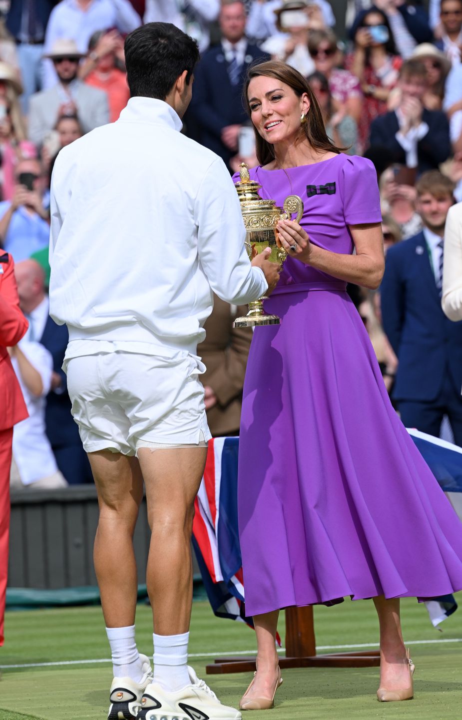 Carlos Alcaraz i księżna Kate