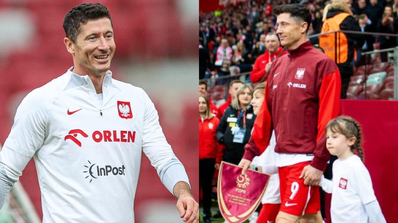 Robert Lewandowski komentuje debiut Klary na murawie: "Na pewno SIĘ STRESOWAŁA". Wspomniał też o młodszej córce (WIDEO)