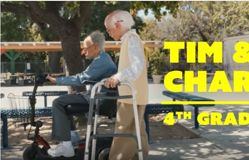 Czterolatki jako staruszkowie w nowej kampanii jogurtów Go-Gurt