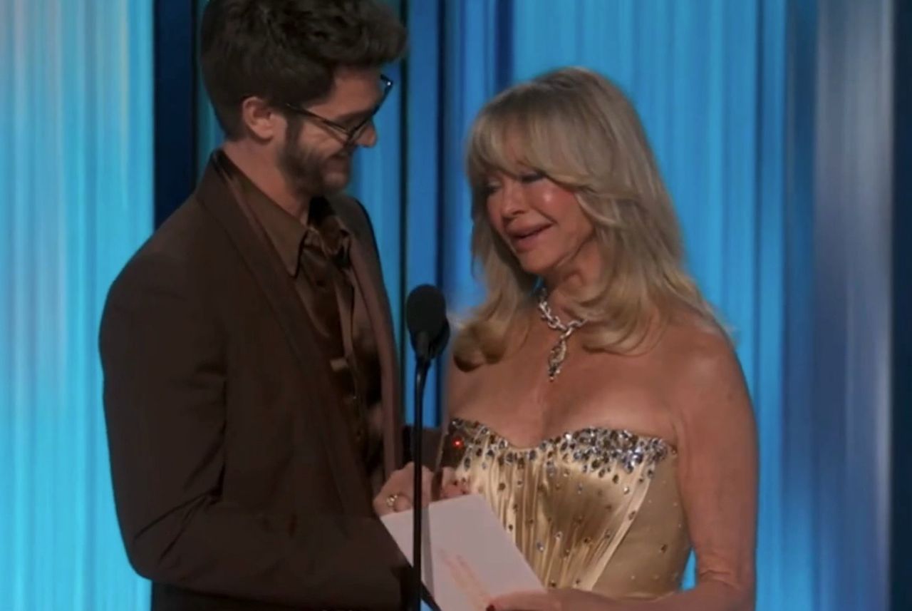 Andrew Garfield doprowadził Goldie Hawn do łez podczas Oscarów 2025. Co powiedział?