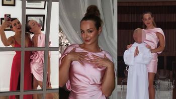Wiktoria Gąsiewska poszła na komunię kuzyna w sukience z odkrytymi plecami. Fajna stylizacja? (FOTO)