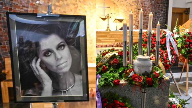 Pogrzeb Elżbiety Zającówny. Córka i mąż pożegnali aktorkę