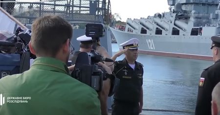 Marynarz z Ukrainy służy Rosji i ostrzeliwuje swój kraj