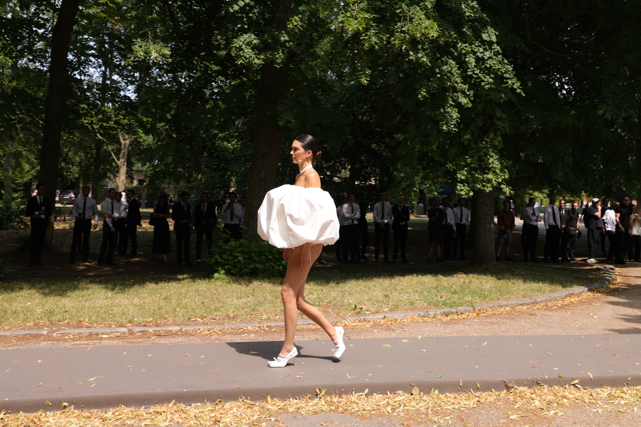 Kendall Jenner na pokazie Jacquemus