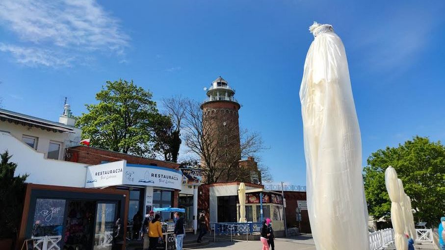 Zwykle o tej porze w Kołobrzegu jest mnóstwo turystów