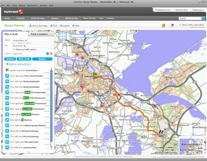 Planowanie podróży online z TomTom 1