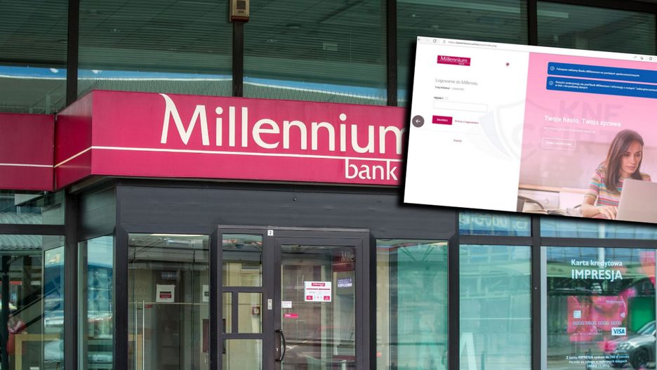 Oszuści podszywają się pod Bank Millennium. Klienci bankowości elektronicznej muszą dokładnie sprawdzać adres 