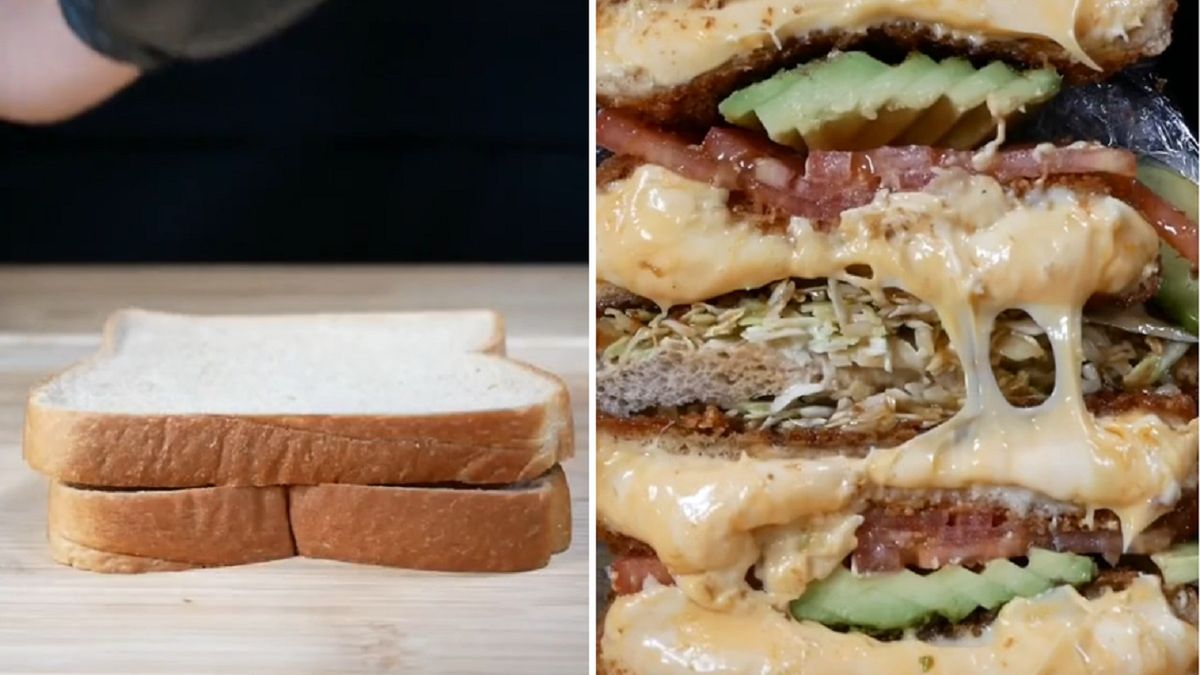 Przepis na domowego burgera zobaczyło 20 mln osób. Zrobisz go z chleba tostowego