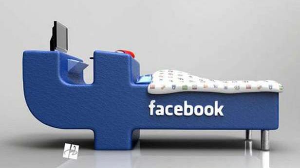 FBed - łóżko dla maniaków Facebooka 1