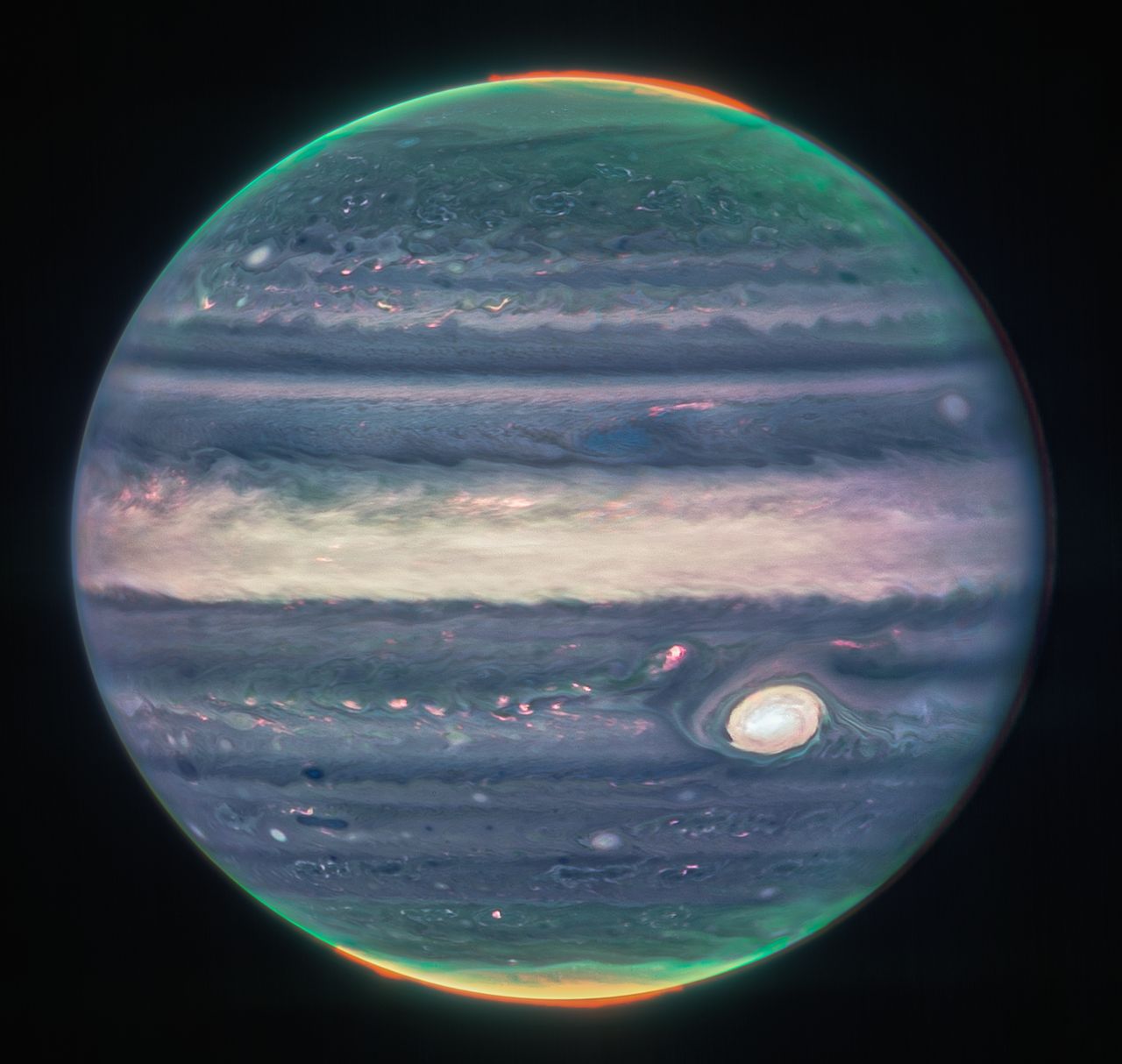Nowe zdjęcie Jowisza wykonane przez teleskop Webba.