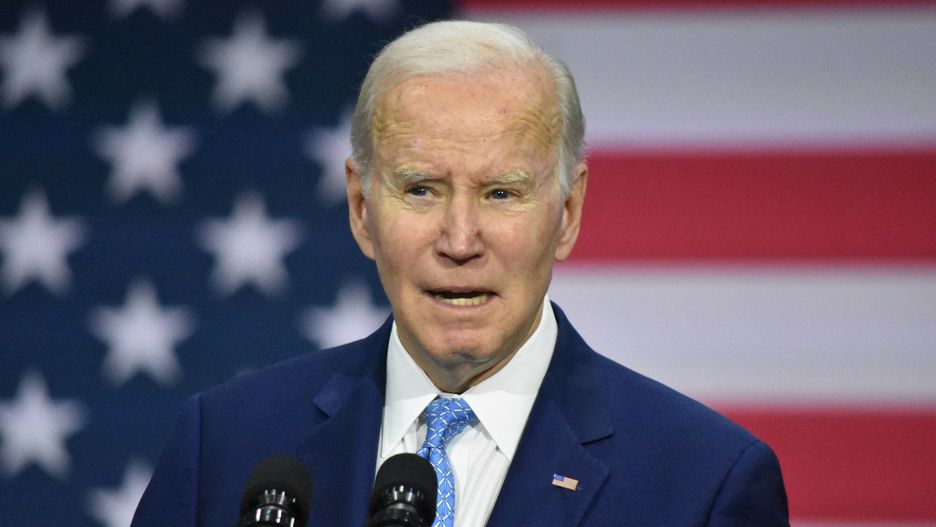 arch54
President of the United States Joe Biden delivers remarks on Republicans and affordable healthcare in Virginia Beach, Virginia, United States on February 28, 2023. U.S. President Joe Biden delivered remarks and discussed his plan to protect Americans' access to affordable health care, and highlights how Congressional Republicans would raise health care costs including for seniors and cause millions of people to lose their coverage. (Photo by Kyle Mazza/NurPhoto) (Photo by Kyle Mazza / NurPhoto / NurPhoto via AFP)
KYLE MAZZA