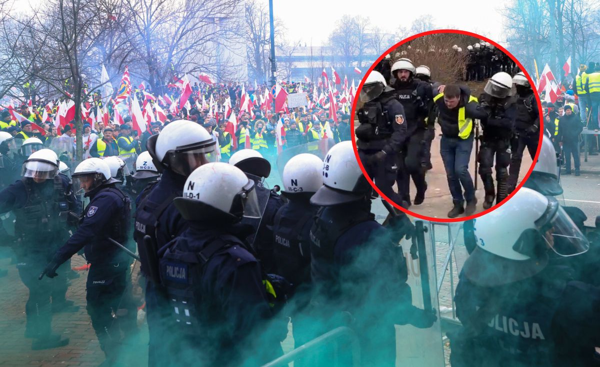 Ciąg dalszy sprawy nagrań z protestu przed Sejmem. Adwokat rolnika uważa, że policja przekroczyła granice przepisów