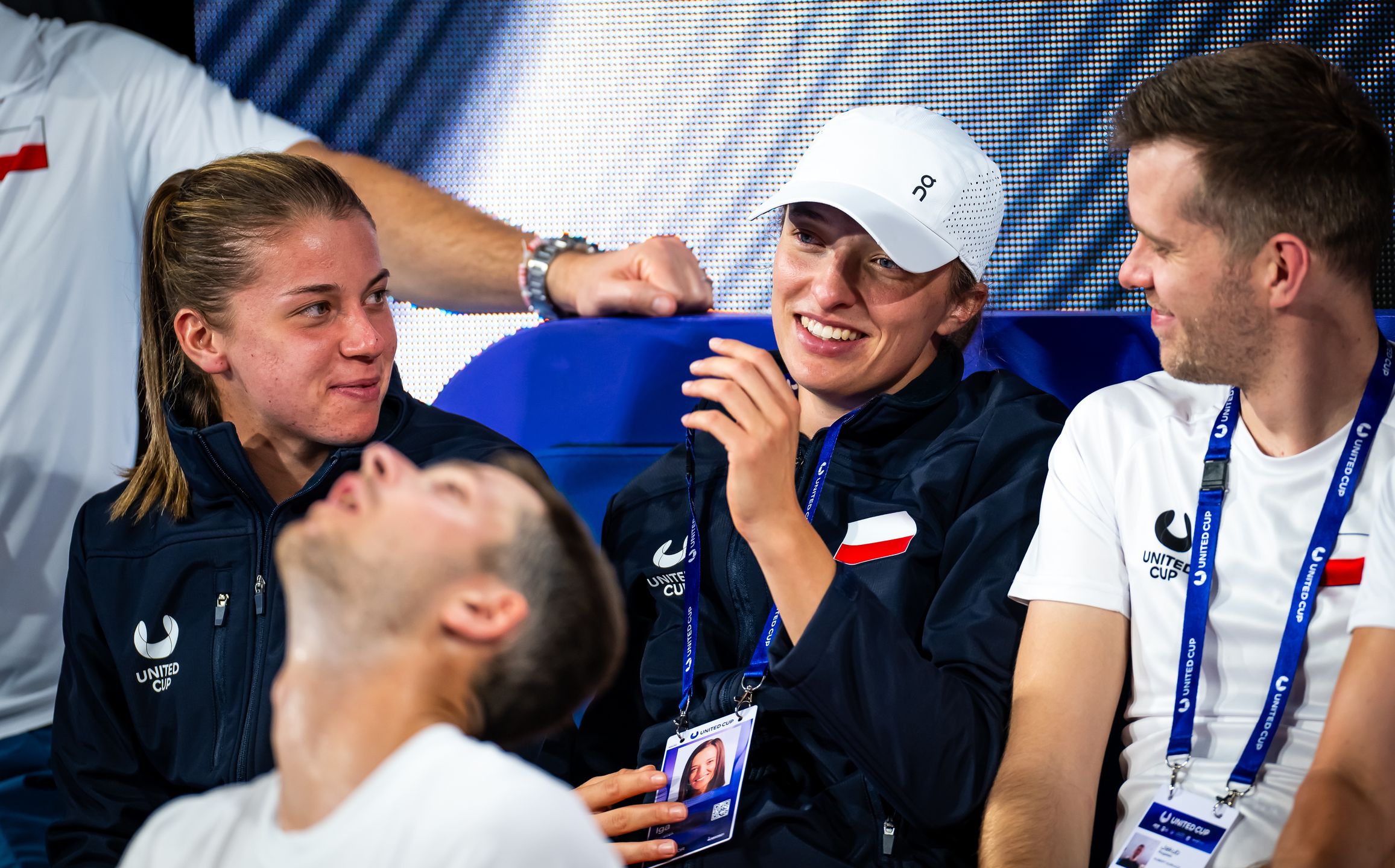 Maja Chwalińska i Iga Świątek