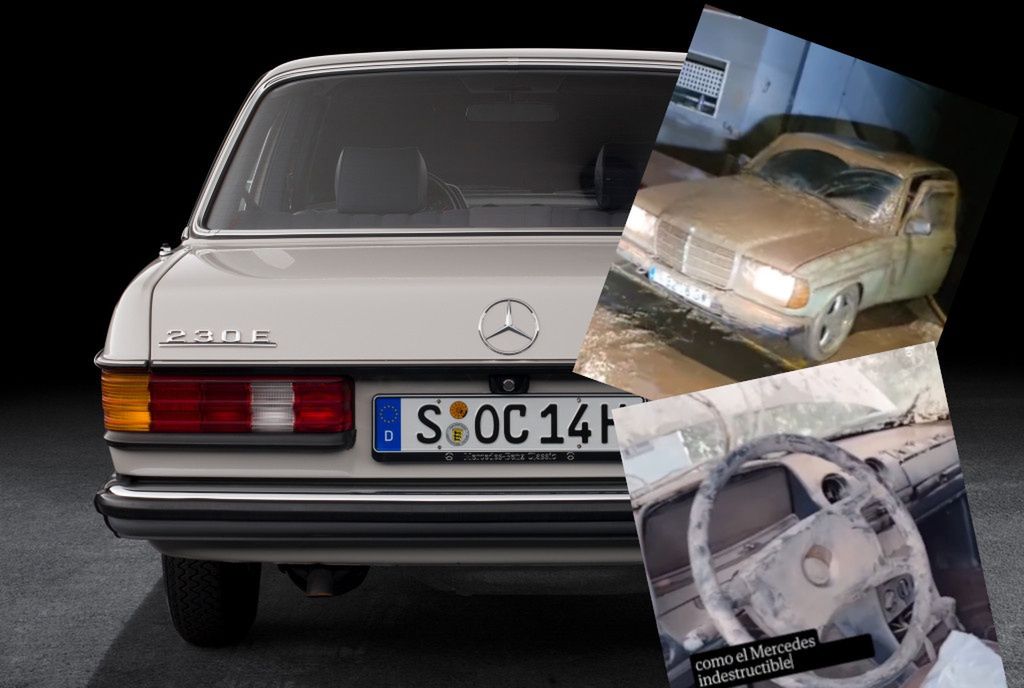 Powódź zalała stare auto. To, co później nagrali, robi wrażenie
