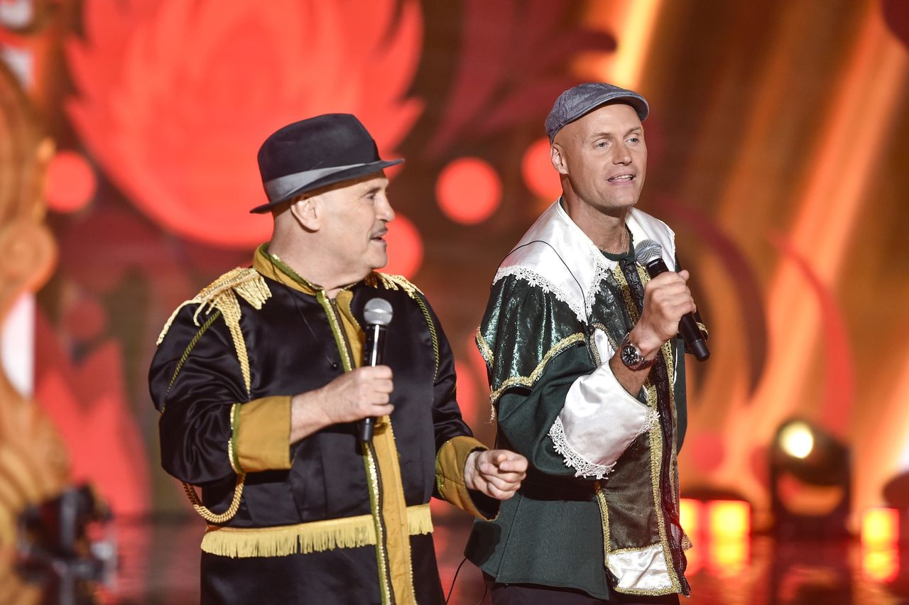 Krzysztof Krawczyk Jr. z Marianem Lichtmanem na festiwalu w Mrągowie 2021