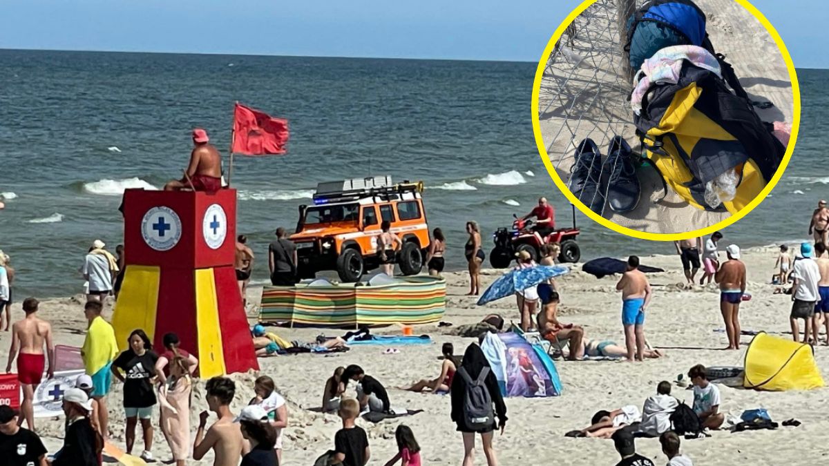 Ratownicy apelują, by nie zostawiać rzeczy na plaży bez opieki
