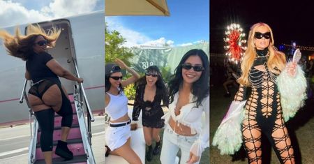 Gwiazdy prezentują CUDACZNE stylówki na Coachelli: Kardashianki, Lizzo, Paris Hilton... (ZDJĘCIA)