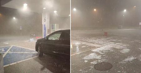 Zaczęło się po 23:00. Nagranie z Orlenu obiega sieć. "Szok"
