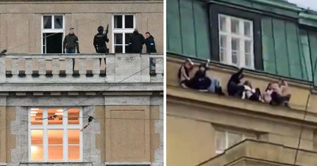 Potworna zbrodnia w Pradze. Ludzie ukrywali się na gzymsie