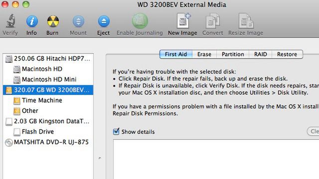 Formatowanie zewnętrznego dysku w OS X 1