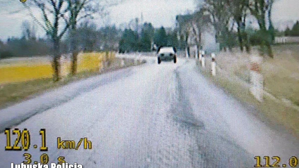 Pirat drogowy złapany na przekraczaniu prędkości