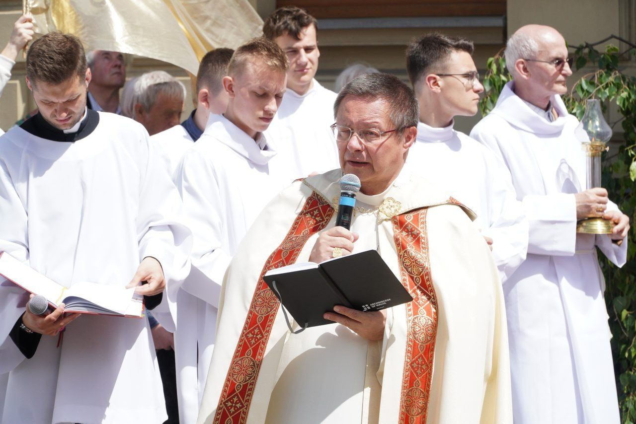 Łódzkie uroczystości Bożego Ciała poprowadził kardynał Grzegorz Ryś