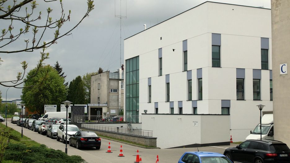 Lublin. Pożar w szpitalu MSWiA 