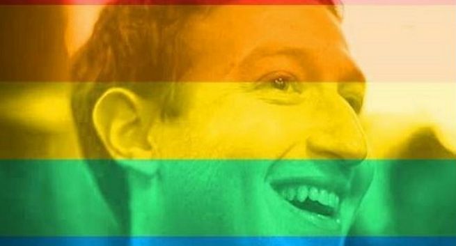 Facebook z tęczowymi profilami użytkowników wspiera małżeństwa homoseksualne, dołączyła do tego część mediów