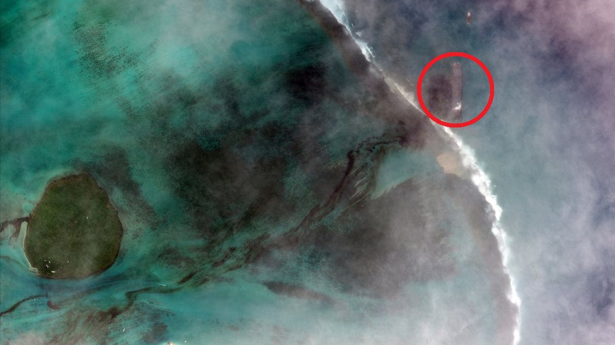 Wyciek ropy na Mauritiusie