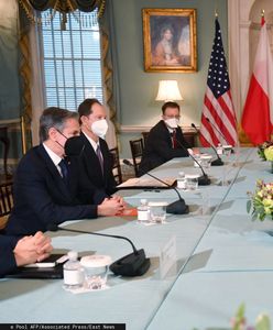 Antony Blinken spotkał się ze Zbigniewem Rauem. "Powiedzieliśmy Rosji, że ma do wyboru dwie ścieżki"