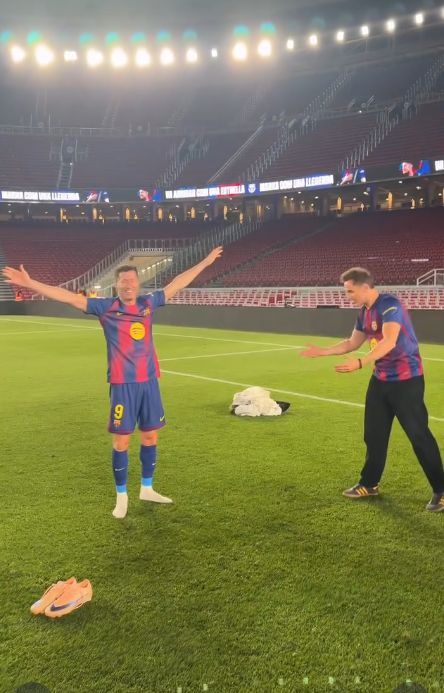 Pożegnanie Roberta Lewandowskiego z FC Barceloną