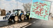 Rolnicy wyszli na ulice. Oto mapa, gdzie protestują